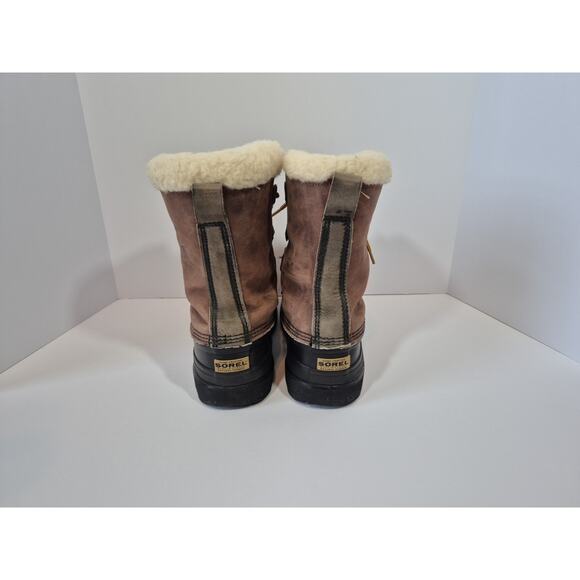 Sorel Kaufman Mens Tan Insulated Winter Snow Boots 10 main image 4